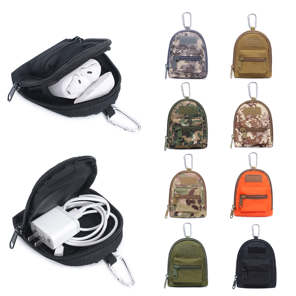 Mini Tool Organizer Coin Key Waist Case Earphone Pack Backpack Accessory Pouch