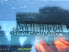 DEVILLE   2004 Interior Rear View Mirror 358945