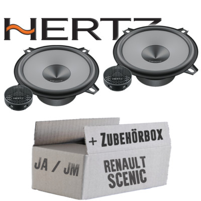 Hertz Lautsprecher für Renault Scenic 1+2 Front Heck Boxen Komposystem KFZ PKW