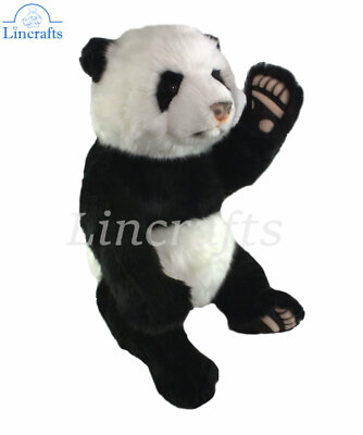 Hansa sitzender Panda Jungtier 6649 Plüschtier Kuscheltier verkauft von Lincrafts UK Est 1993