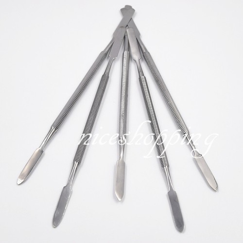 Dental Stainless Steel Craving Cement Spatulas Double Ended Mixing Scraper - 第 1/29 張圖片