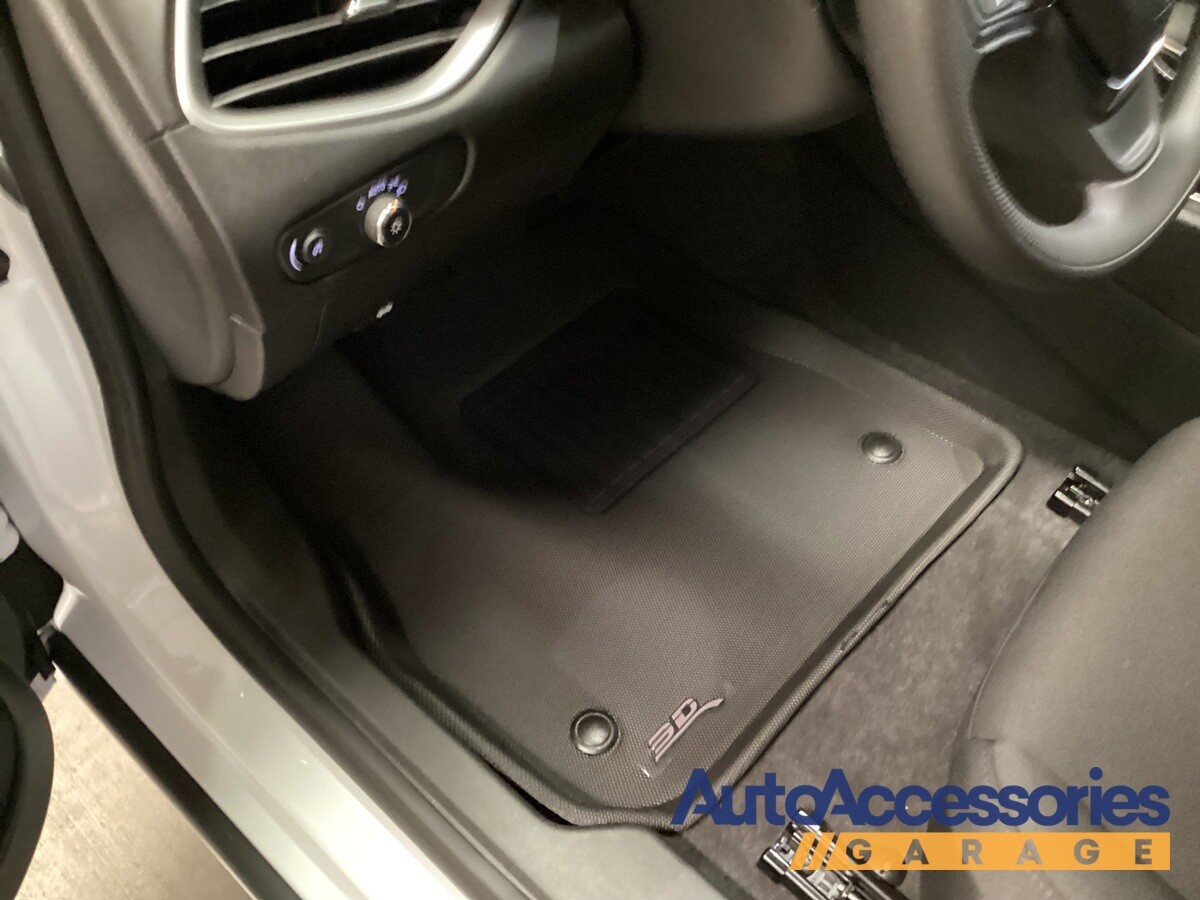 3D MAXpider  Black 1st & 2nd Row 3 Piece Set for Maserati Levante