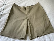 NWT Dickies Women’s Relaxed Fit Dark Khaki Tan Shorts Size 12
