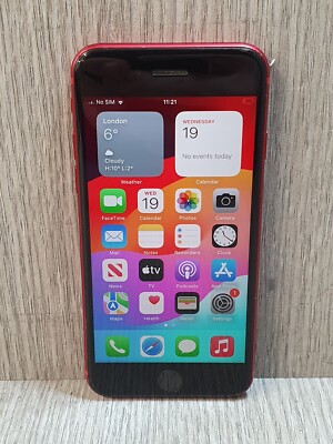 A2296 Apple iPhone SE 64GB PRODUCT Red entsperrt Grade C EG1902