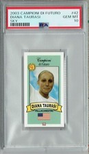 $ PSA 10 GEM-MT Diana Taurasi 2003 Campioni Di Futuro #42 Rookie Card Blue Sky