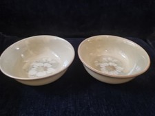 A pair of cereal bowls Denby Daybreak Coloroll great condition