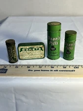 Vintage Doan’s Pills & Ramon’s Brownie Pills Medicine Tin Lot Apothecary