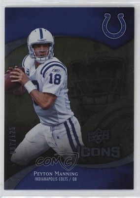 2009 Upper Deck Icons Silver Board 97/125 Peyton Manning #90 HOF 06xk