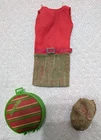 VINTAGE FRANCIE #1286 1967 TWEED-SOMES DRESS, HAT AND HAT CASE