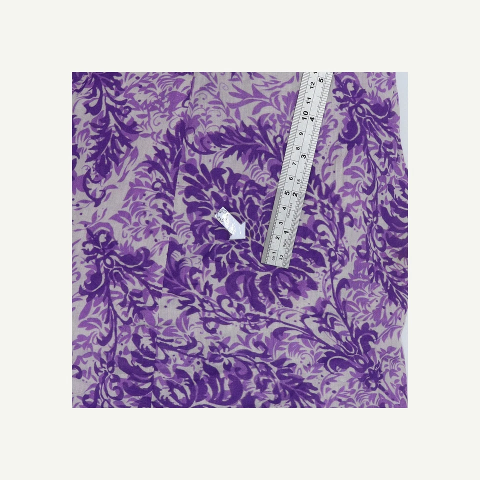 Maxi vestido de algodón morado River Island para mujer talla 12 Foto 4 de 4