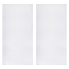 PC Fan Dust Mesh 39.4"x19.7" 1.5mm Hole, 2 Pcs Dust Filter White