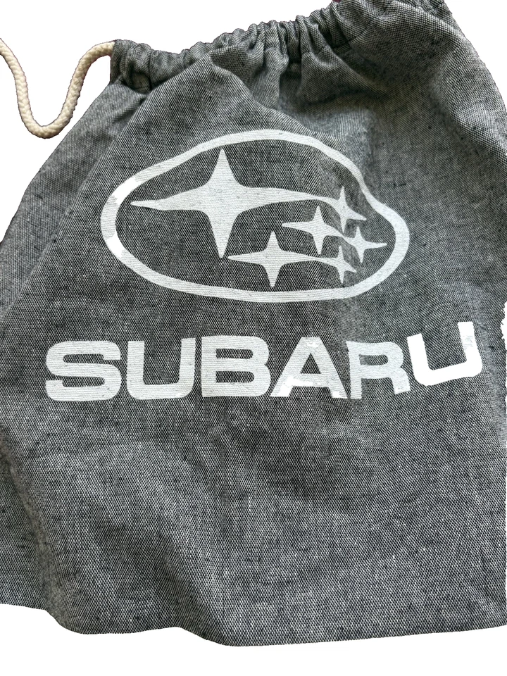 Genuine Subaru LOGO Recycled Cotton Draw Bag Sti Forester Ascent Outback IMPREZA - Image 2 of 3