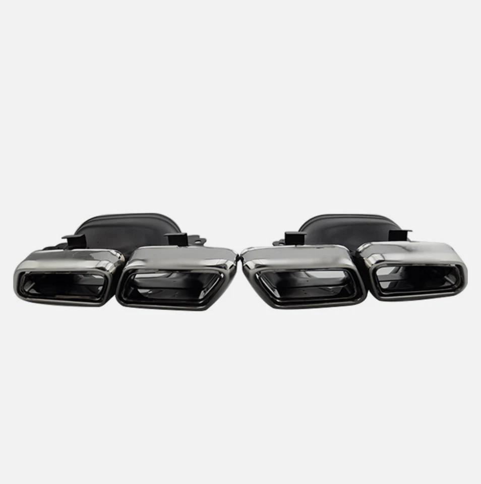 Tubo de escape con punta silenciador AMG para Mercedes Benz Clase E S E63 S63 W212 W222 Foto 3 de 4