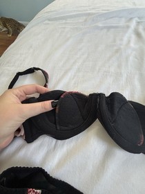 DEADSTOCK 2010&rsquo;s Agent Provocateur Lingerie Full Set in Black Floral 32C bra