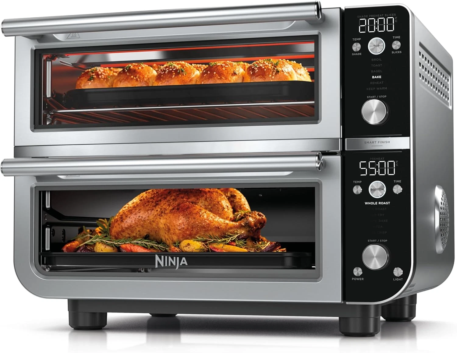 Ninja Double Oven Pro Smart XL Countertop Oven & Air Fryer | 30.2 Qt Capacity |