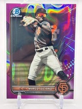 2022 Bowman Marco Luciano #BCP-7 Chrome Prospects Fuchsia Lava Refractor /199