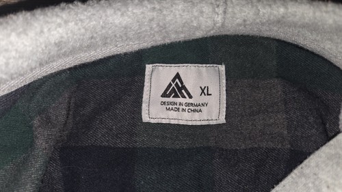 SR Speed Your Run Hooded Long Sleeve Flannel Shirt Green Men's Size XL - Picture 5 of 9