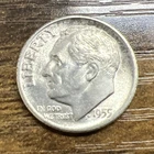 1955-S Roosevelt BU 90% Silver Dime Actual Coin