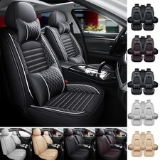 Leather Seat Covers For Mazda 2 3 6 Cx-5 Cx-30 Cx-50 Cx-90 Front Rear Full Set