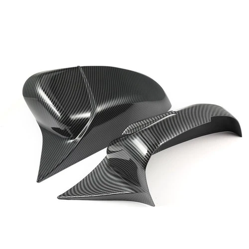 Carbon Fiber Style Rear View Side Mirror Cover Trim For 2018-2019 Honda Xakceopu