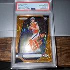 Bo Nix 2024 Panini Prizm RC Orange Disco  On Card Gem PSA 10 Orange Auto