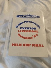 Radio Merseyside Milk Cup Finale 1984 Celebration Everton v Liverpool