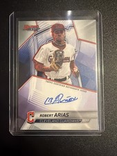 2025 Bowman’s Best Of 2024 Auto ROBERT ARIAS ⚡️ Cleveland Guardians #B25-RA