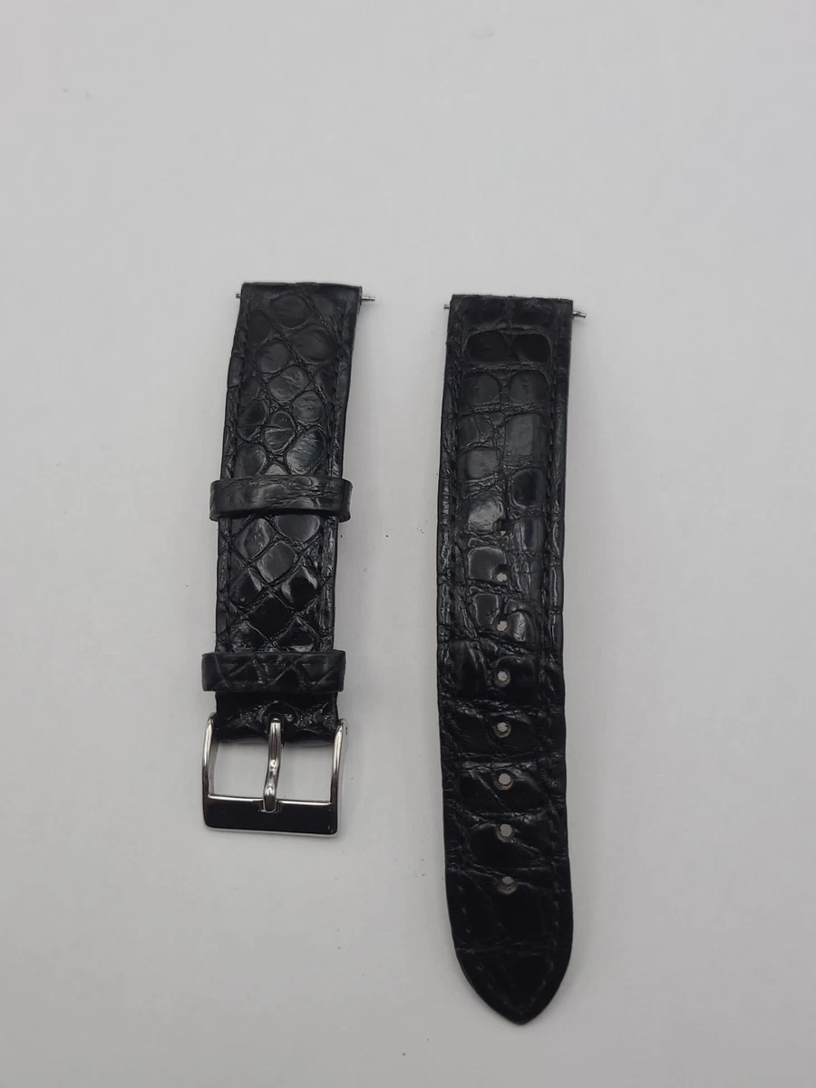 Crocodile Watch Band 18mm for sale | eBay