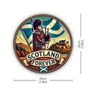 Vintage Scotland Forever Aluminum Tin Metal Signs Home Décor 8x8