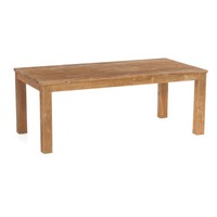 Sonnenpartner Gartentisch Charleston 200X100 Cm Teakholz Old Teak Tisch Esstisch
