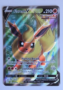 Flareon V 169/203 – Evolving Skies Full Art Holo – Mint Condition – Pokémon TCG
