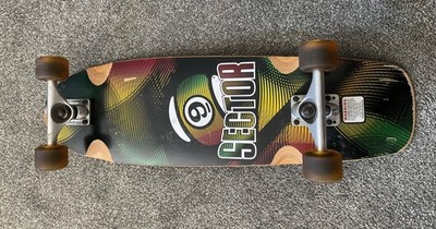 Complete USED Skateboard SECTOR 9 Rasta Colored Cruiser