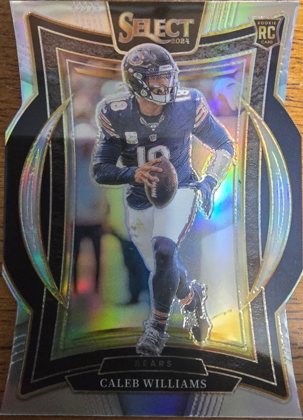 2024 Select Caleb Williams Concourse Silver DIE CUT #25 - Bears / ROOKIE