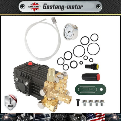 #ad 3600 PSI Pressure Power Washer Pump 24mm Solid Shaft 4.9GPM Belt Drive New $164.55