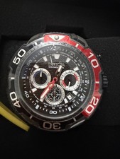 Invicta TI-22 Men's Titanium Quartz Watch 48mm Black Dial Chronograph Date
