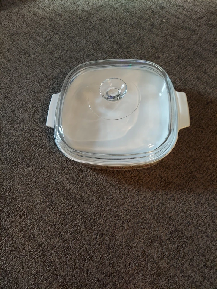 RARE Vintage Corning Ware Spice of Life LE ROMARIN A-10-B with Pyrex Lid A-12-C - Image 2 of 4