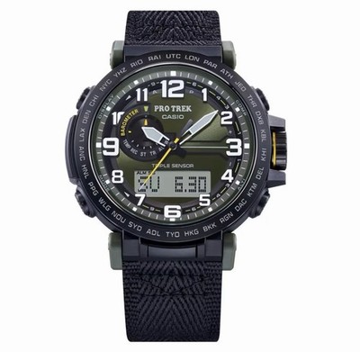 Casio Pro Trek Men's Dial Triple Sensor Solar Powered PRG-601YB-3 New