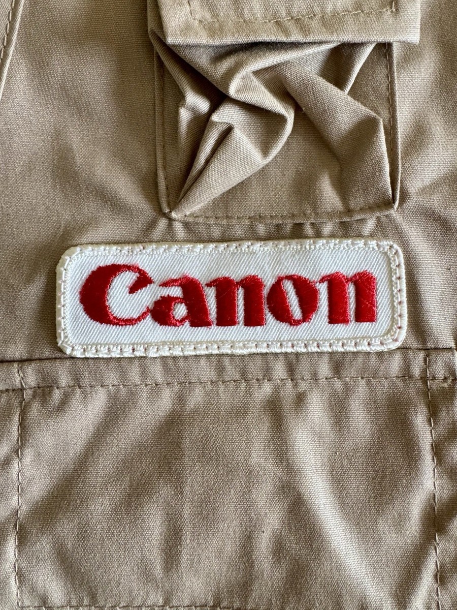Rare! Vintage Canon Camera photography Vest Made In USA | eBay