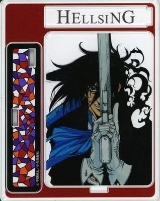 Hellsing Alucard Acrylic Stand Black Blue Trading Figure Excellent For Ages 14+