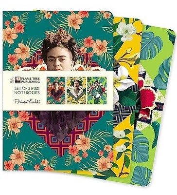 Frida Kahlo Set of 3 Midi Notebooks (Midi Notebook Collections)