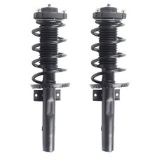 Stossdämpfer vorne +Domlager+Staubschutz montiert Satz Für VW Polo 6Q 9N 2002-09