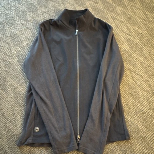 Peter Millar Solstice Hybrid Full Zip Cardigan Steel MS24XK66 NWT - product listing photo