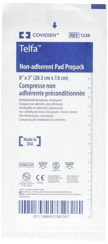 Telfa Non Adherent Dressing Pads 3 Inches X 8 Inches - 50 Ea