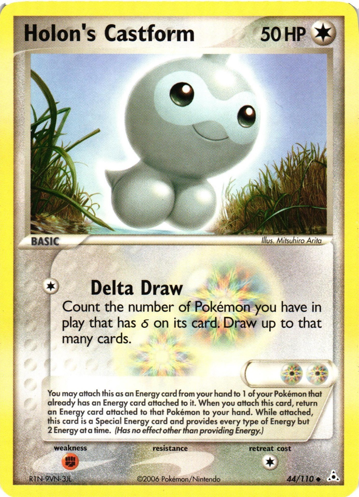 Pokemon TCG Holon's Castform 44/110 Holon Phantoms VLP
