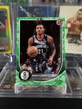 2025-26 Bowman #151 Noah Clowney Green Pattern Border /99 SP