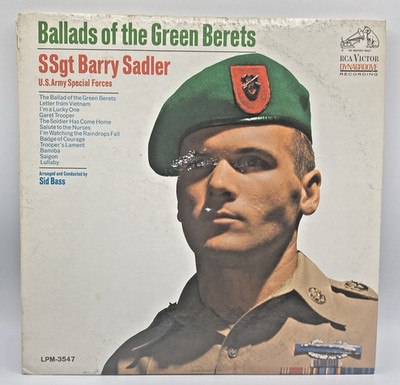 LP - SSgt Barry Sadler   Ballads Of The Green Berets