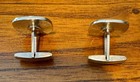 Squire Silver Color Cufflinks and Matching Tie Clasp in Original Box — photo 6