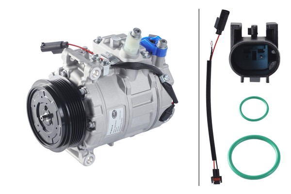 Kompressor Klimaanlage >>> Easy2Fit <<< Hella 8FK 366 201-851 12V FüR Mercedes-image