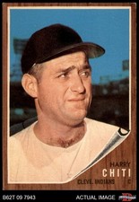 1962 Topps #253 Harry Chiti Indians 7 - NM