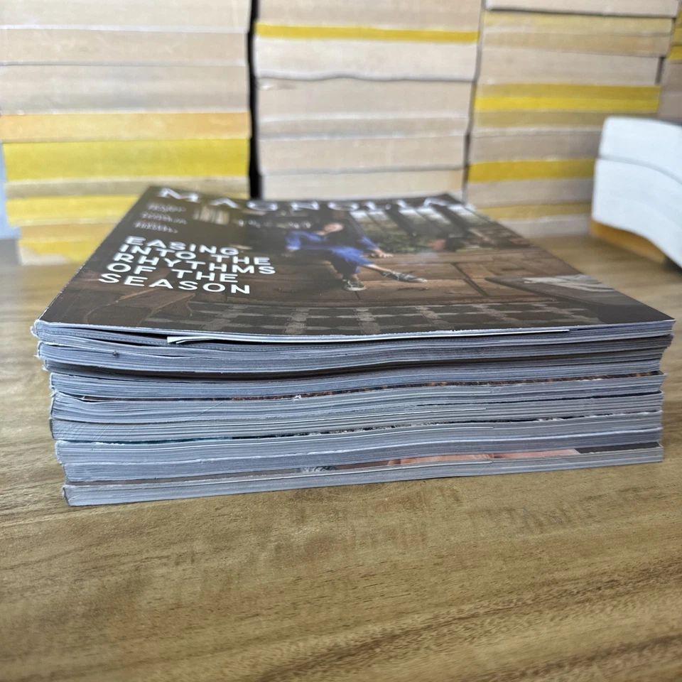 LOT OF 9 MAGNOLIA JOURNAL MAGAZINES JOANNA GAINES HOME 32 30 26 27 8 13 15 29 14 Foto 4 de 4